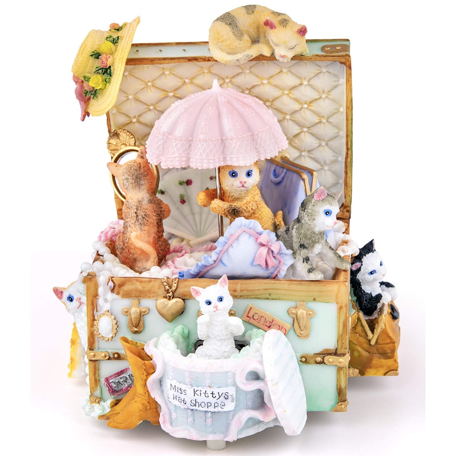 Amazon.co.jp: オルゴール猫オルゴールオルゴール回転誕生日プレゼント